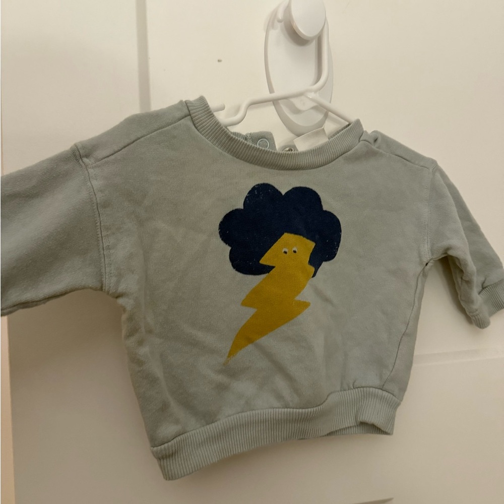 Stem Brand baby cloud storm sweatshirt 3M